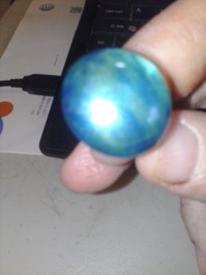 this one has blue and then light green on top 